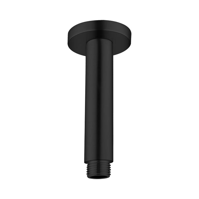 Nero Round Ceiling Arm 100mm - Matte Black NR503100MB - The Blue Space