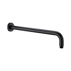 Nero Round Shower Arm 500mm Length Matte Black NR502LMB - The Blue Space