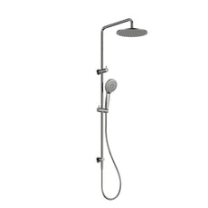 Nero Round Twin Shower With Air Shower I Chrome NR250805D01CH - The Blue Space