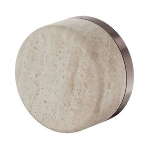 Nero Serenity Progressive Shower Mixer With Rome Travertine Handle Brushed Bronze