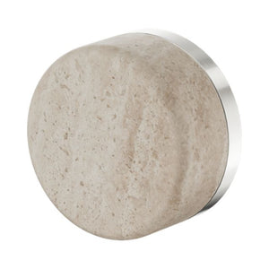 Nero Serenity Progressive Shower Mixer With Rome Travertine Handle Brushed Nickel