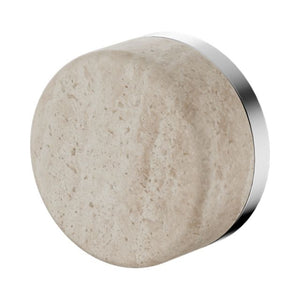 Nero Serenity Progressive Shower Mixer With Rome Travertine Handle Chrome