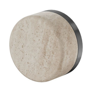 Nero Serenity Progressive Shower Mixer With Rome Travertine Handle Gun Metal
