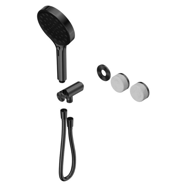 Nero Serenity Progressive Shower System With Carrara Handle And Serenity Hand Shower Trim Kit Only Gun Metal 24E097GM - The Blue Space