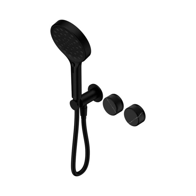 Nero Serenity Progressive Shower System With Marquina Black Handle And Nero Serenity Hand Shower Matte Black 24E132MB - The Blue Space