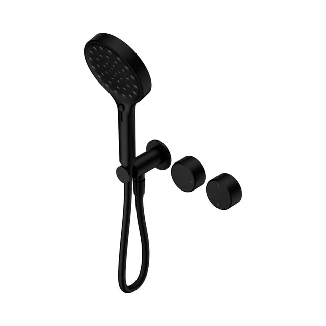 Nero Serenity Progressive Shower System With Metal Handle And Nero Serenity Hand Shower Matte Black 24E030MB - The Blue Space