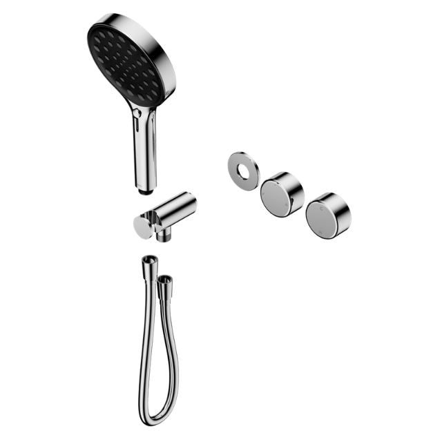 Nero Serenity Progressive Shower System With Metal Handle And Serenity Hand Shower Trim Kit Only Chrome 24E102CH - The Blue Space