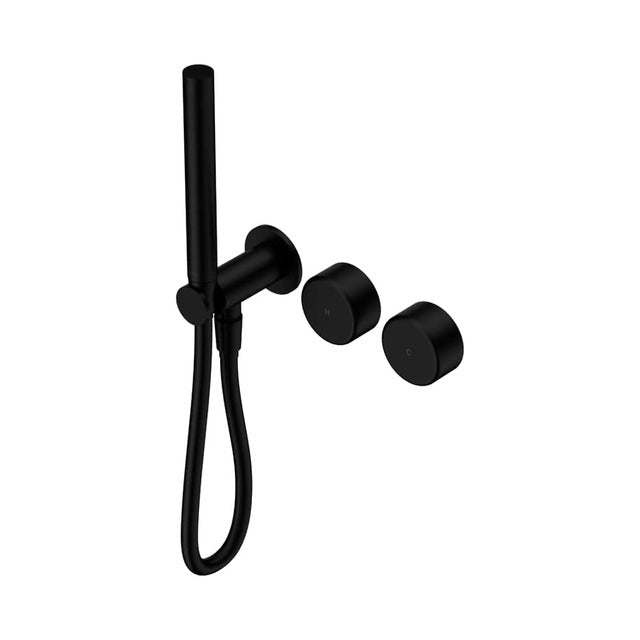 Nero Serenity Progressive Shower System With Metal Handle And Slim Shower Matte Black 24E024MB - The Blue Space