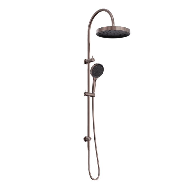 Nero Serenity Twin Shower Brushed Bronze