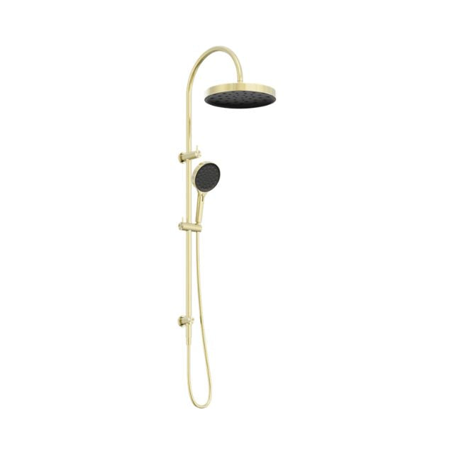 Nero Serenity Twin Shower Brushed Gold