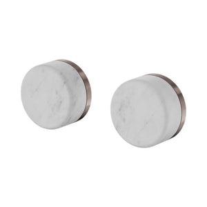Nero Serenity Wall Top Assembly With Carrara Handle Brushed Bronze