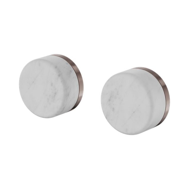 Nero Serenity Wall Top Assembly With Carrara Handle Brushed Bronze 24D005BZ - The Blue Space