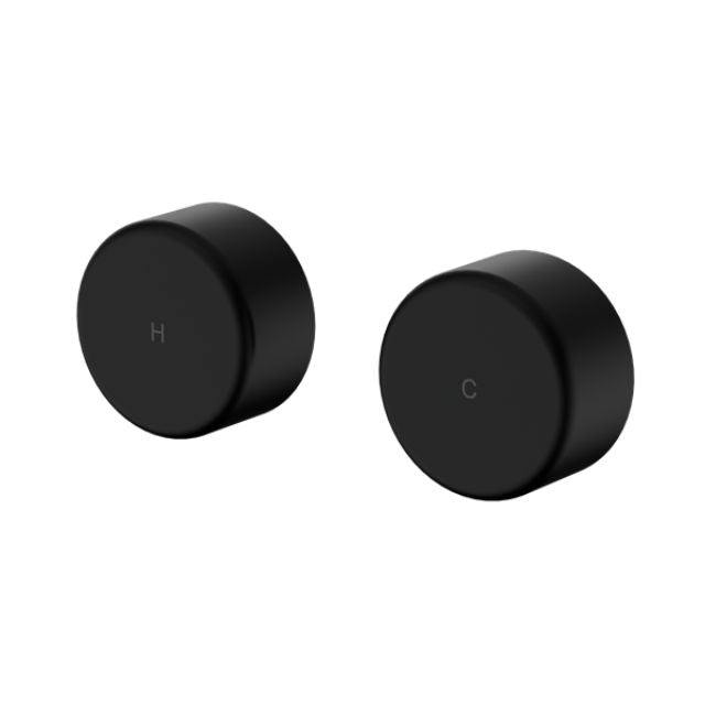 Nero Serenity Wall Top Assembly With Metal Handle Matte Black 24D010MB - The Blue Space