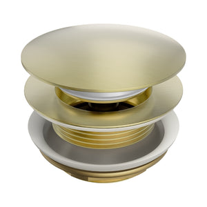 Nero Short Pop Up Bath Waste 40mm Brushed Gold