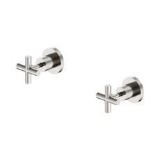 Nero X Plus Wall Top Assemblies Brushed Nickel NR201609BN - The Blue Space