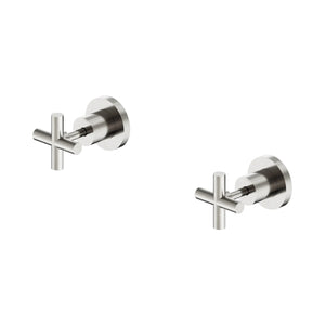 Nero X Plus Wall Top Assemblies Brushed Nickel