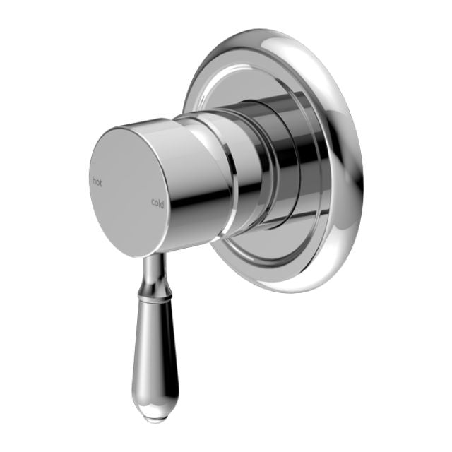 Nero York Shower Mixer With Metal Lever Chrome NR69210902CH - The Blue Space