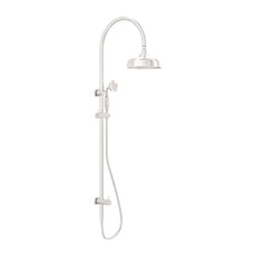 Nero York Twin Shower With Metal Hand Shower Brushed Nickel NR69210502BN - The Blue Space