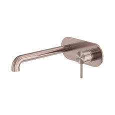 Nero Zen SS316L Wall Basin/Bath Mixer 230mm Spout Brushed Bronze NR162210A230BZ_KIT - The Blue Space