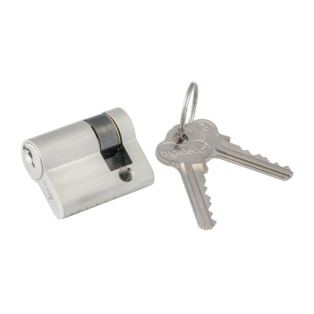 Nidus Mardeco M Series euro cylinder for 8104 euro lock 5 pin C4 39mm Satin Chrome SC8500/39 - The Blue Space