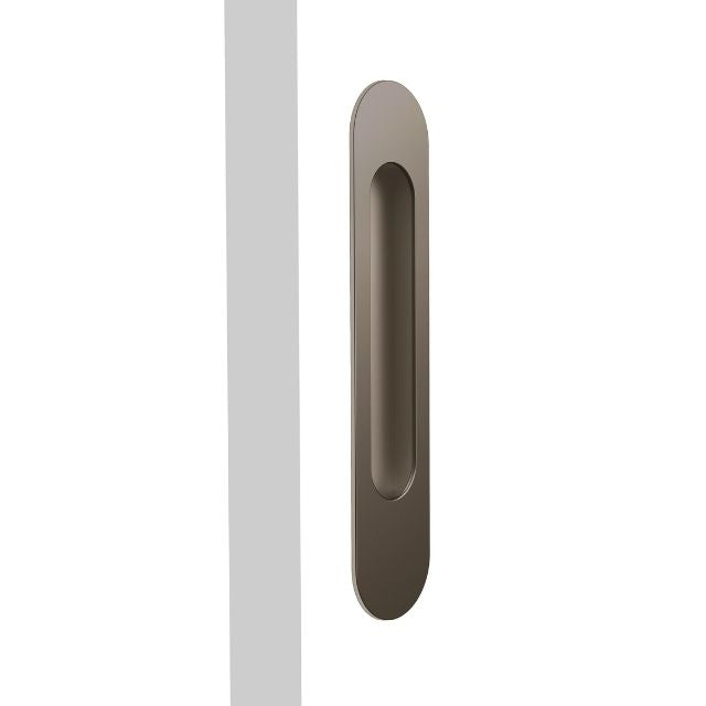 Nidus Mardeco radius flush pull (each) Bronze