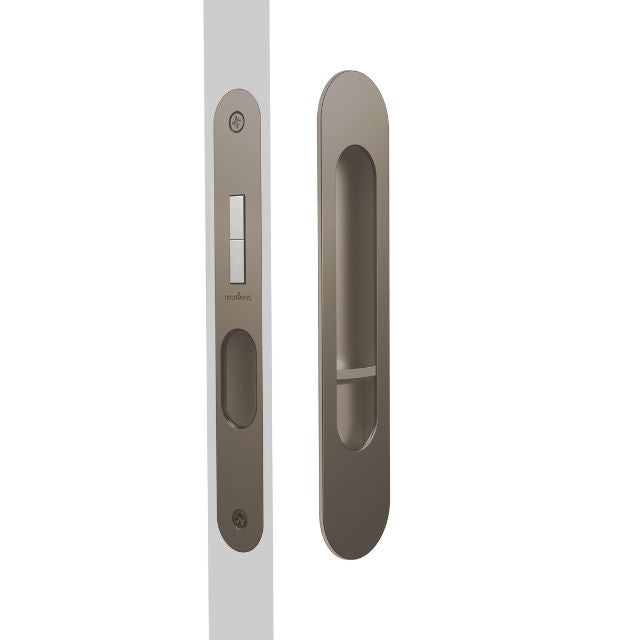 Nidus Mardeco radius flush pull privacy set Bronze