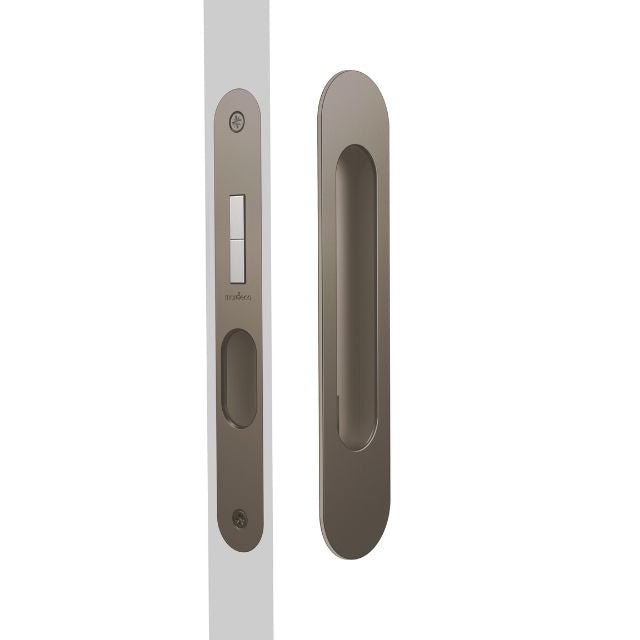 Nidus Mardeco radius flush pull privacy set Bronze