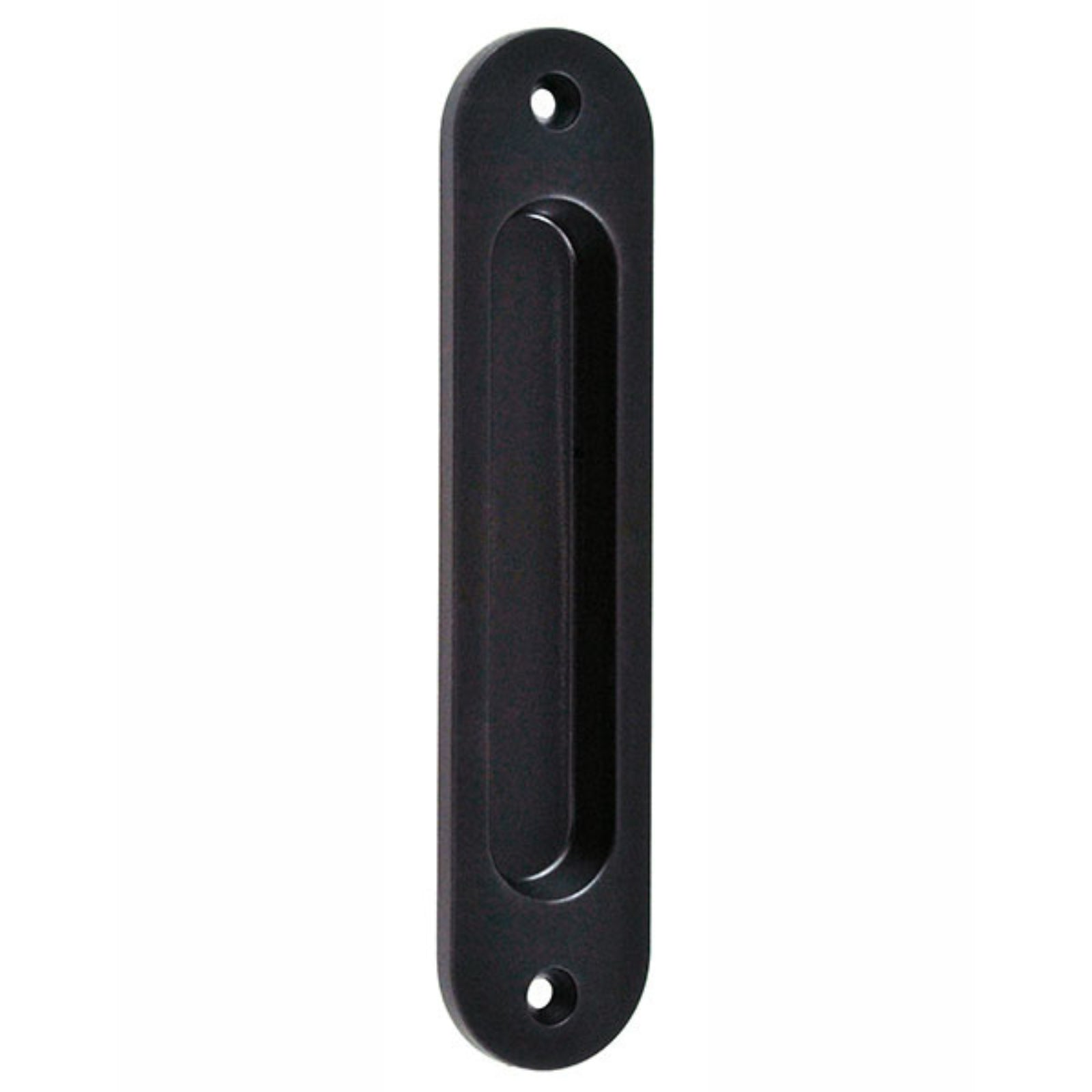 Nidus Radius Sliding Door Flush Pull Handle 135mm Matte Black LFP-CRAD-MB - The Blue Space