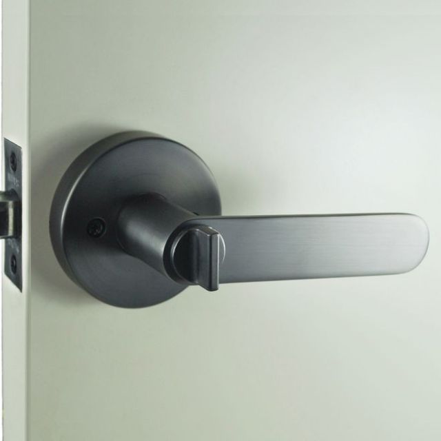 Nidus Spring Entrance Key In Lever Set Graphite Grey