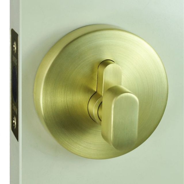 Lifestyle Nidus Spring Eurobolt Single Cylinder Satin Brass P-S-EB1-SB-V - The Blue Space