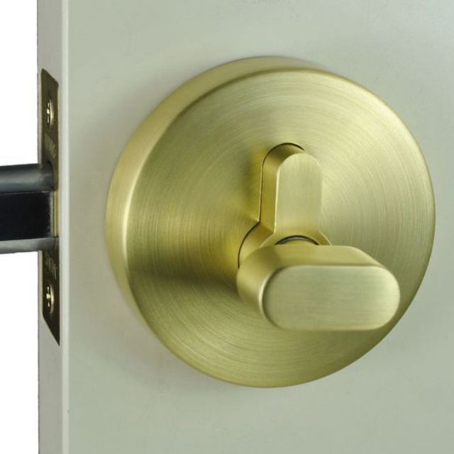 Lifestyle Nidus Spring Eurobolt Single Cylinder Satin Brass P-S-EB1-SB-V - The Blue Space