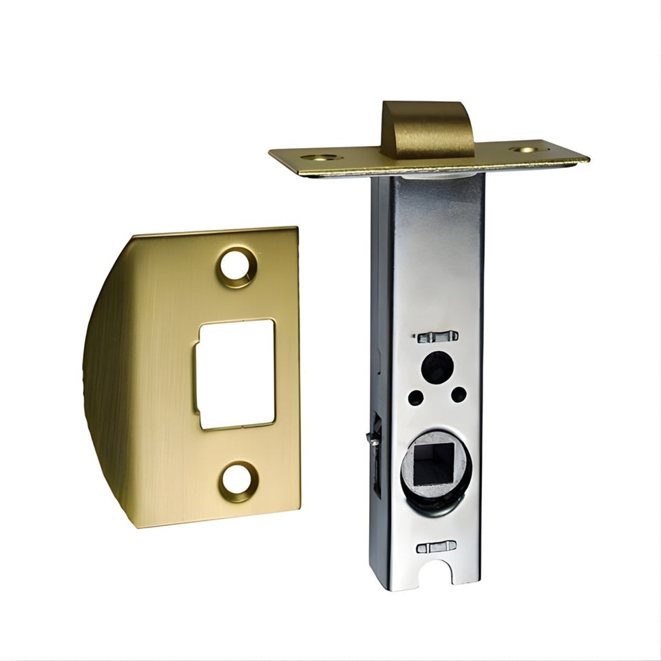 Nidus Tubular Latch Satin Brass