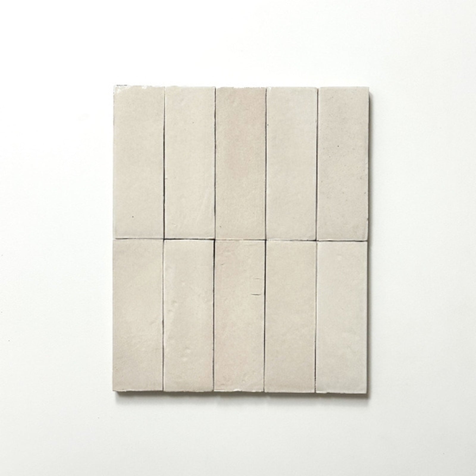 Faces Off-White Evelyn Handmade Gloss Bejmat 50 x 150 x 12mm SANDBEJMAT150 - The Blue Space