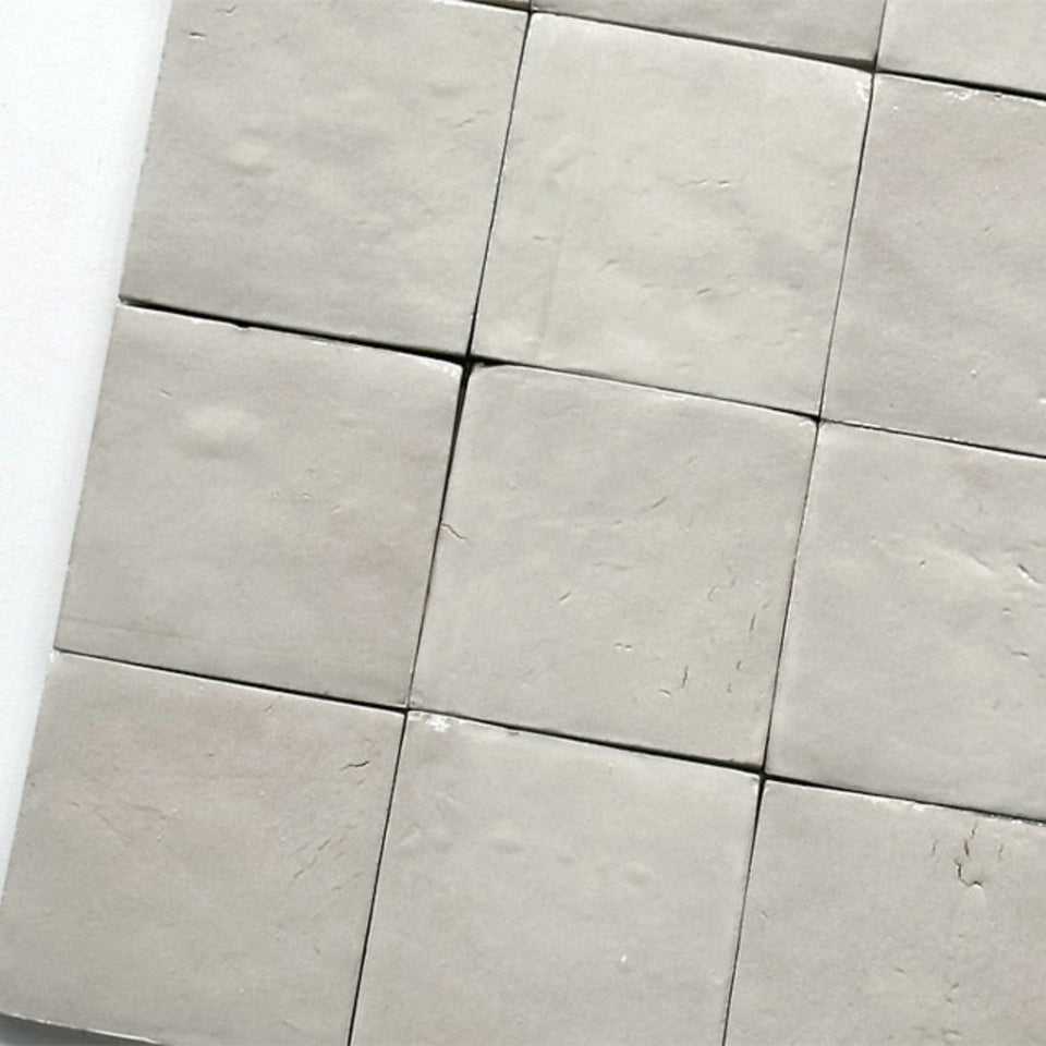 Off-White Evelyn Handmade Zellige Gloss 100 x 100 x 12mm