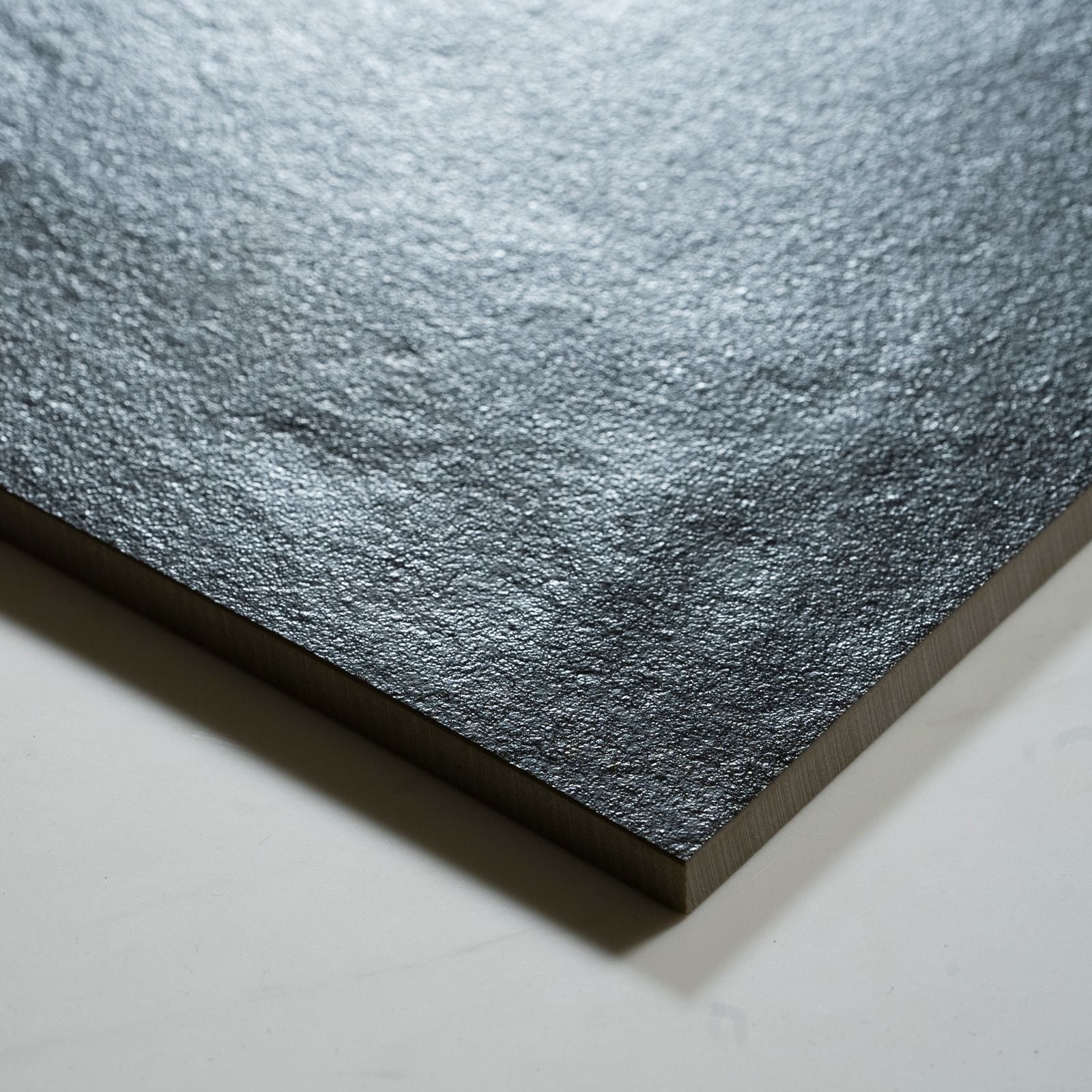 Oblique Olivia Charcoal Matte Porcelain Tile 600 x 600mm MATLEM3 - The Blue Space