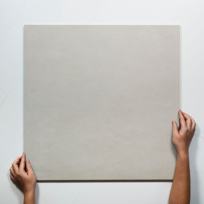 With Hand Olivia Taupe Matte Porcelain Tile 600 x 600mm MATROM3 - The Blue Space