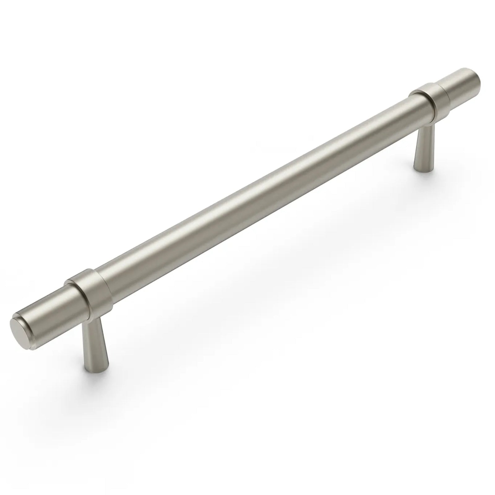 Side View Otti Astor 210mm Pull Handle Brushed Nickel ASHDL160-BN - The Blue Space