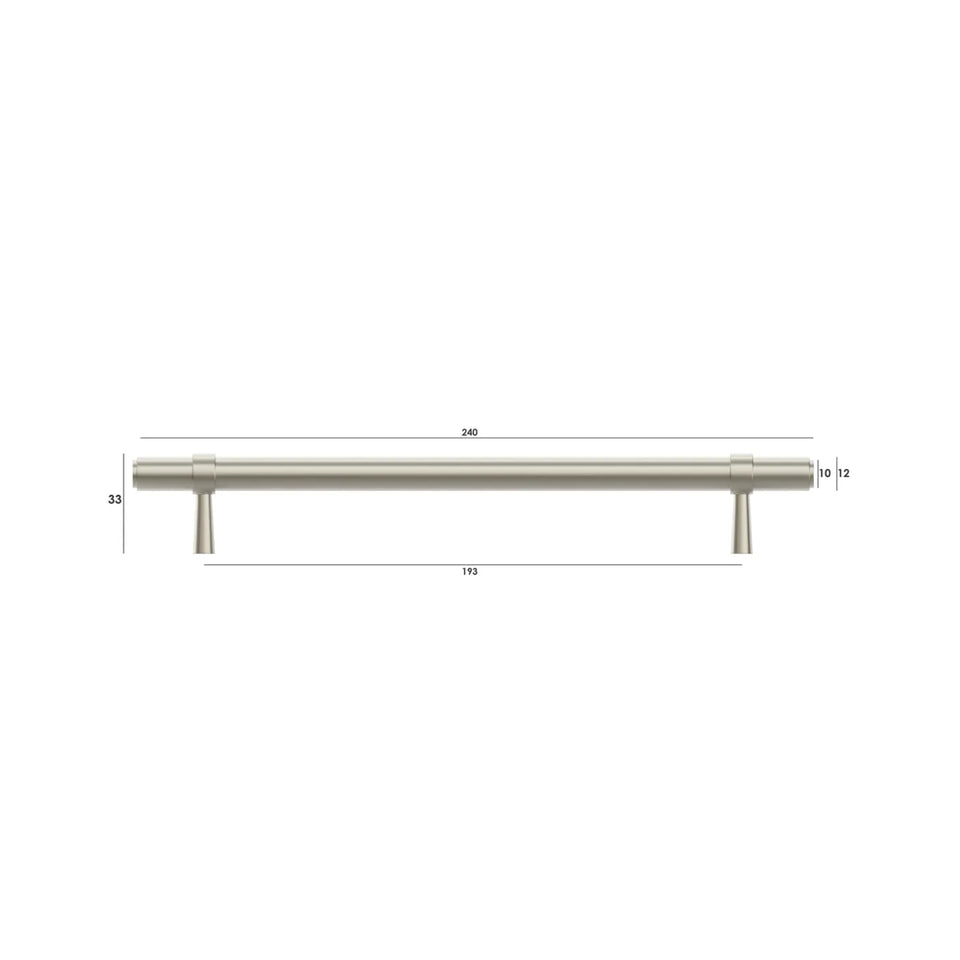 Otti Astor 240mm Pull Handle Brushed Nickel