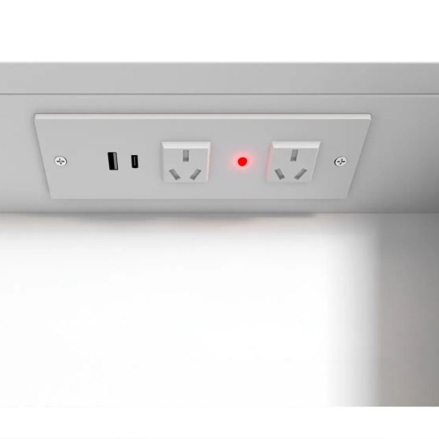 Otti Bondi 1800 LED Shaving Cabinet Matte White Include White Powerpoint LED-BOSV1890W-VP | The Blue Space