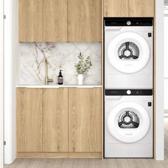 Otti Byron 1715mm Laundry Set C - Natural Oak