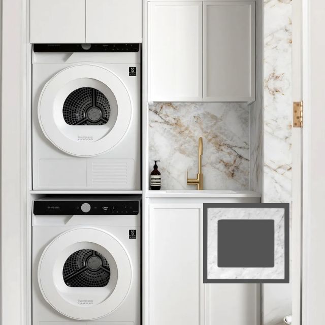Otti Hampshire 1305mm Laundry Set C - White