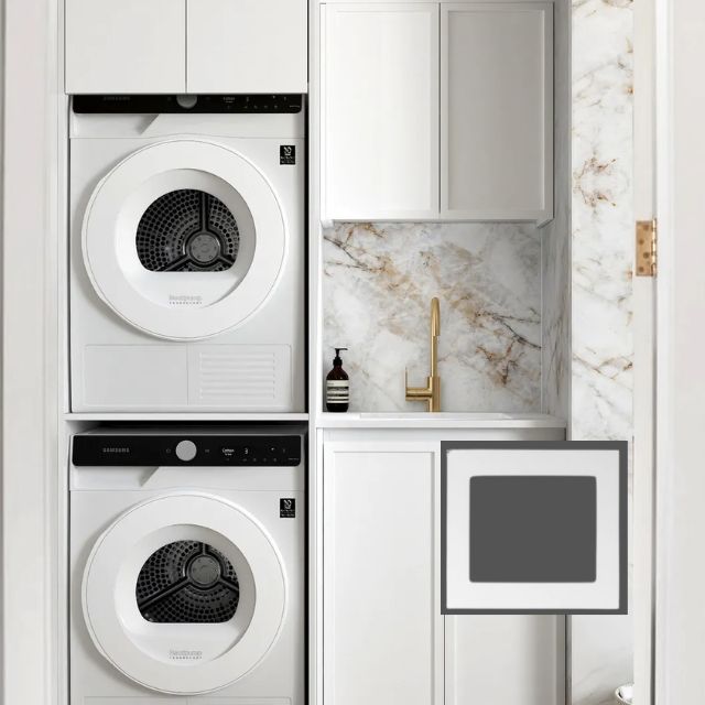 Otti Hampshire 1305mm Laundry Set C - White