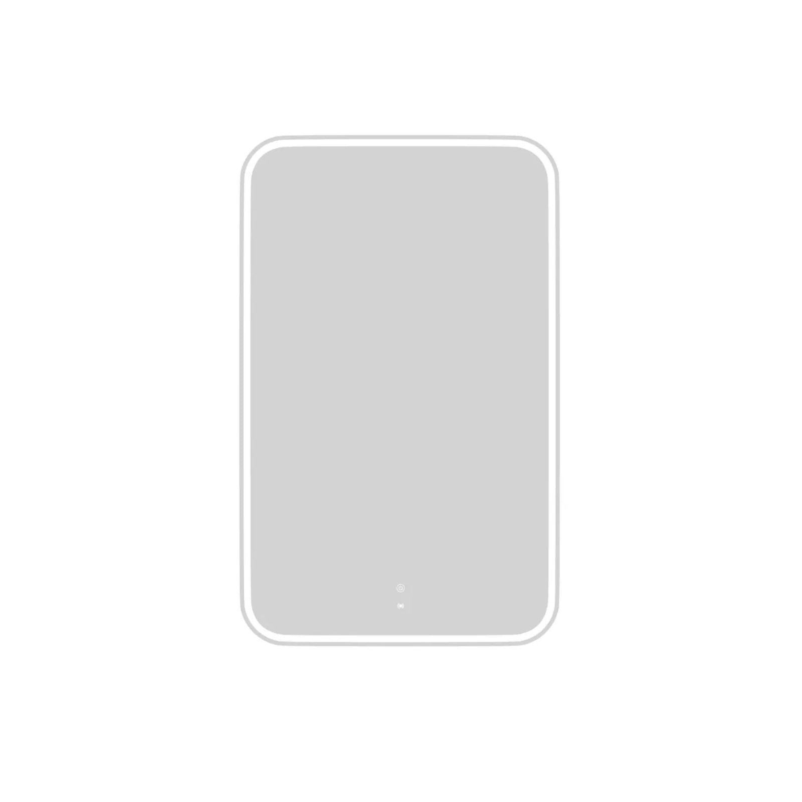 Vertical Otti LED Newport 1200mm x 750mm Frameless Tuffi Mirror LED-SQ1275 - The Blue Space