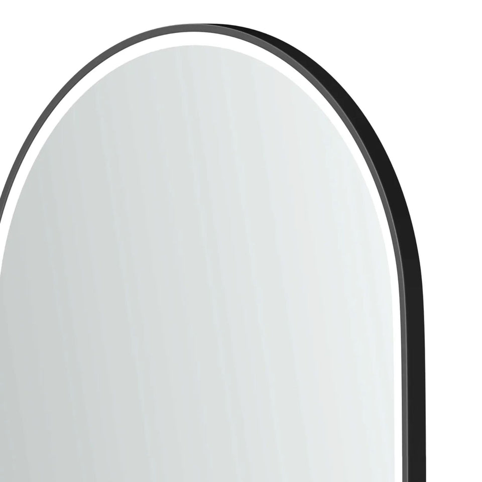 Otti LED Noosa 1500mm x 750mm Metal Frame Mirror - Black