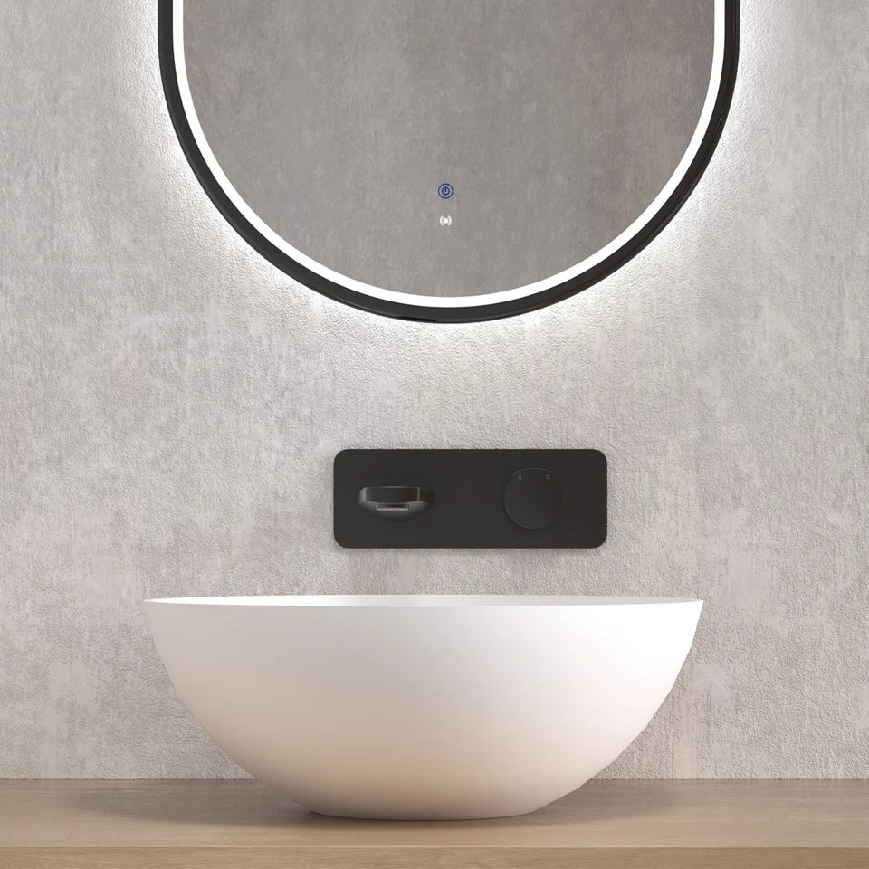 Otti London Solid Surface 400x400x150 Matte White Basin