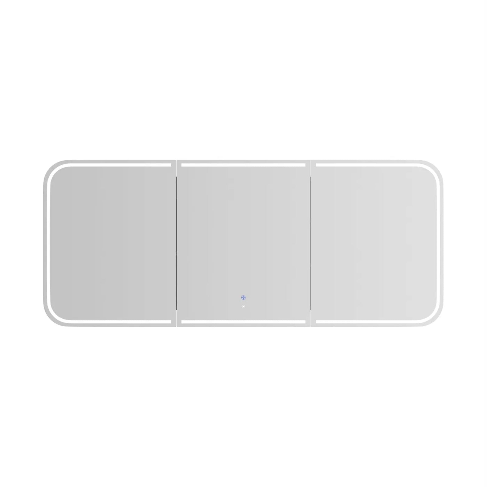 Front Otti Newport 1800x750mm LED Shaving Cabinet Premium Edition - White LED-SSQ1875-VP - The Blue Space