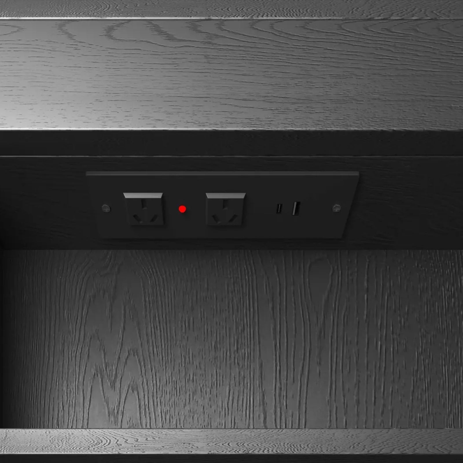 Powerpoint Otti Newport LED Shaving Cabinet Premium Edition - Black LED-SSQ1575B-VP - The Blue Space