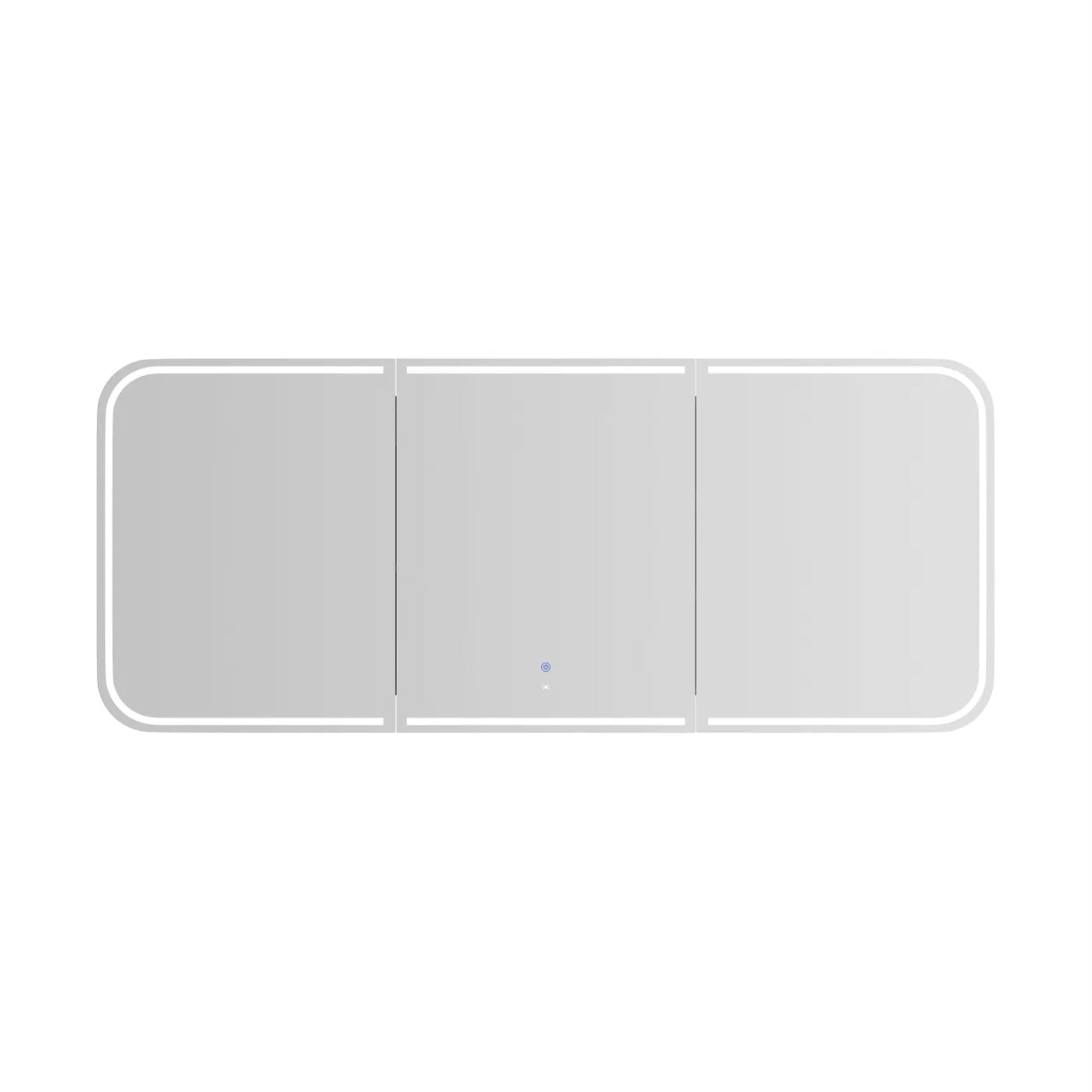 Otti Newport LED Shaving Cabinet Premium Edition - Natural Oak 1800mm x 750mm Original LED-SSQ1875N-VP | The Blue Space