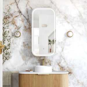 Otti Newport LED Shaving Cabinet Premium Edition - Woodland Oak