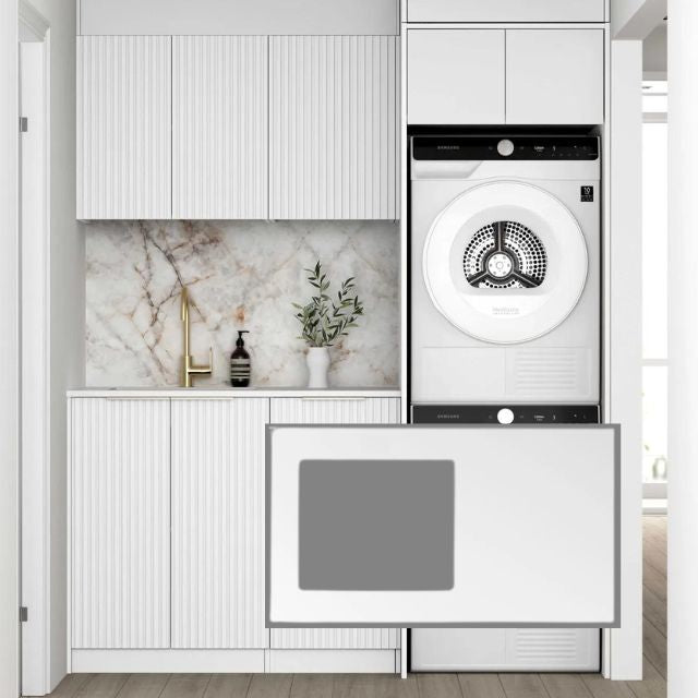 Otti Noosa 1715mm Laundry Set C - White